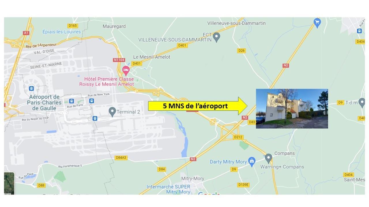 Le Stop N'Go Cdg - Airport - Asterix - Paris Thieux  Exteriör bild